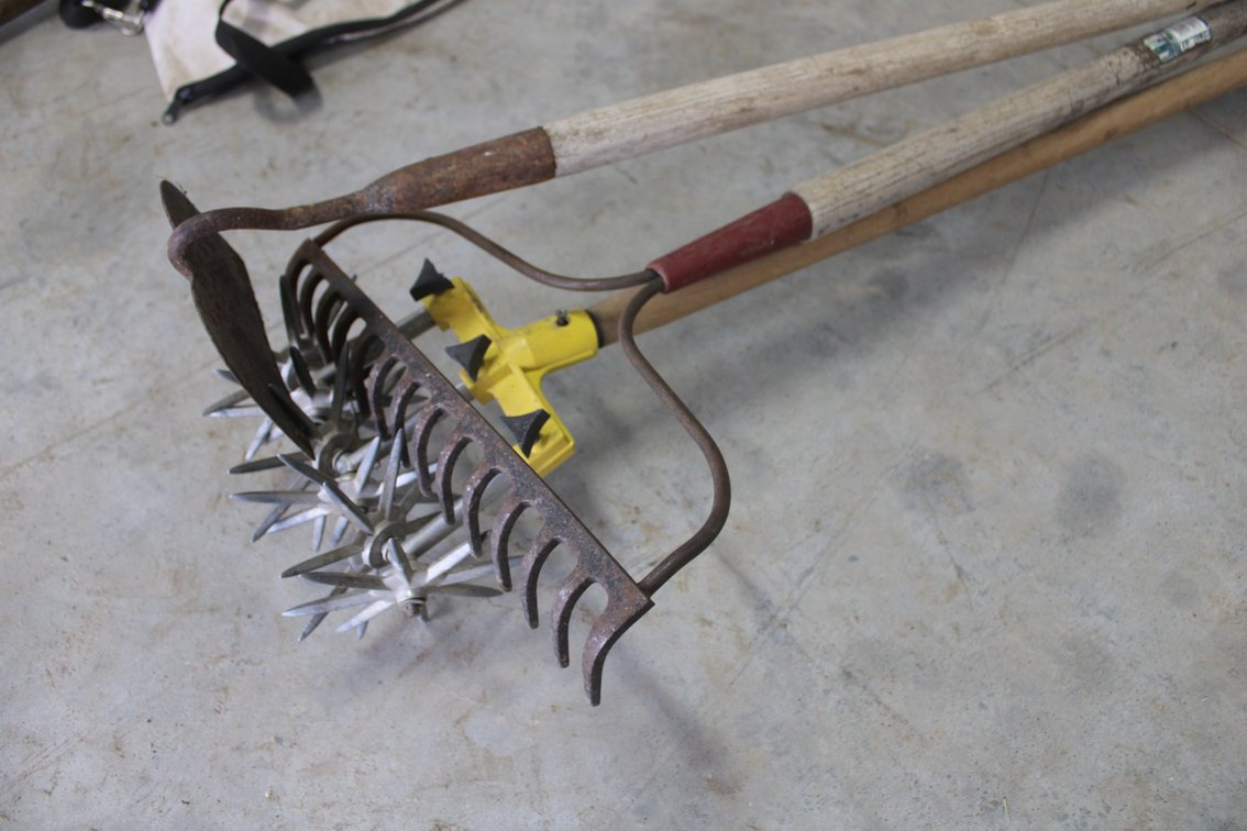 Hoe, Rake and Aerator
