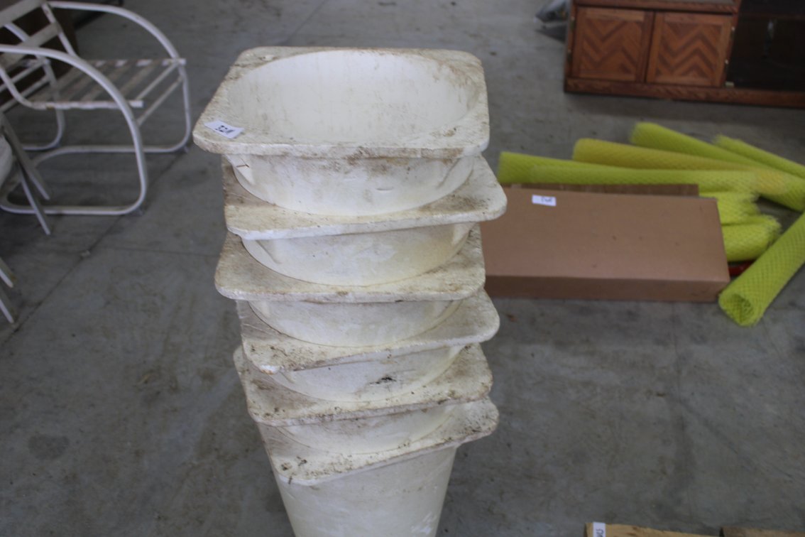Styrofoam pots
