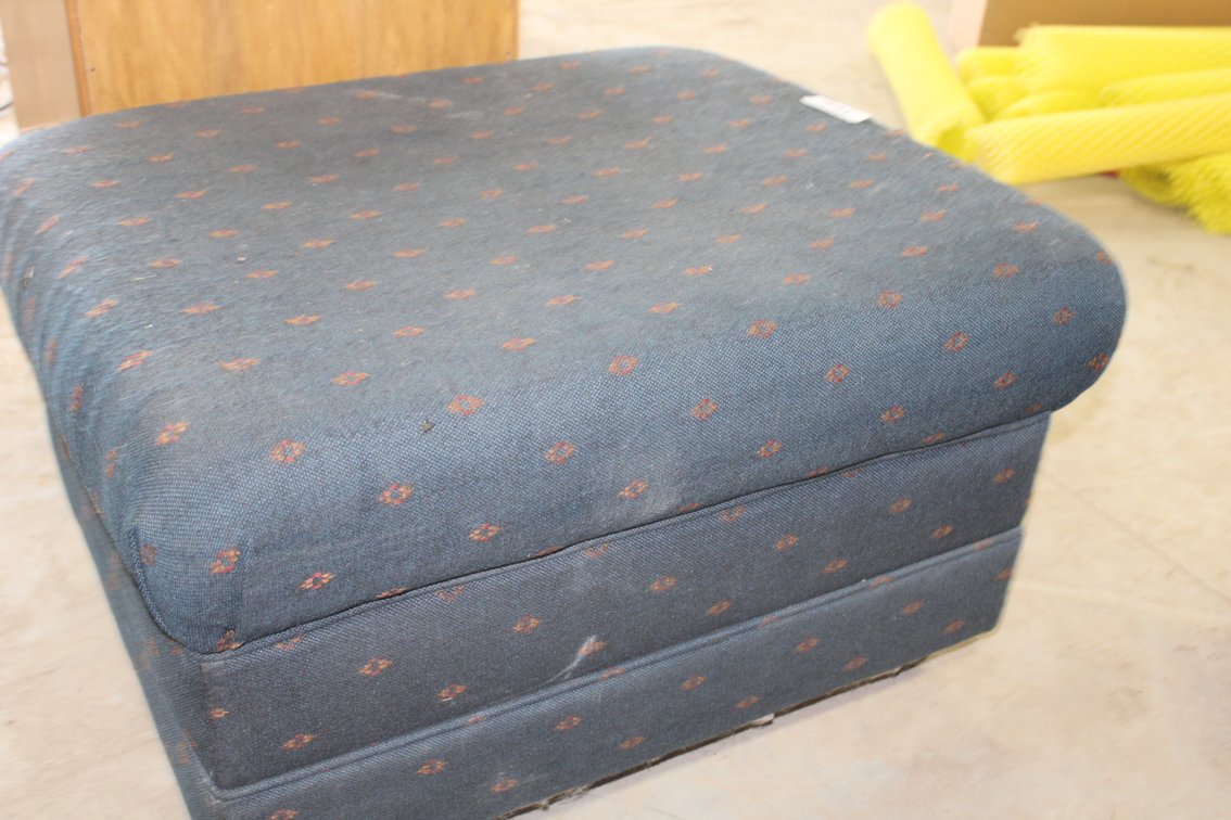 Blue Ottoman