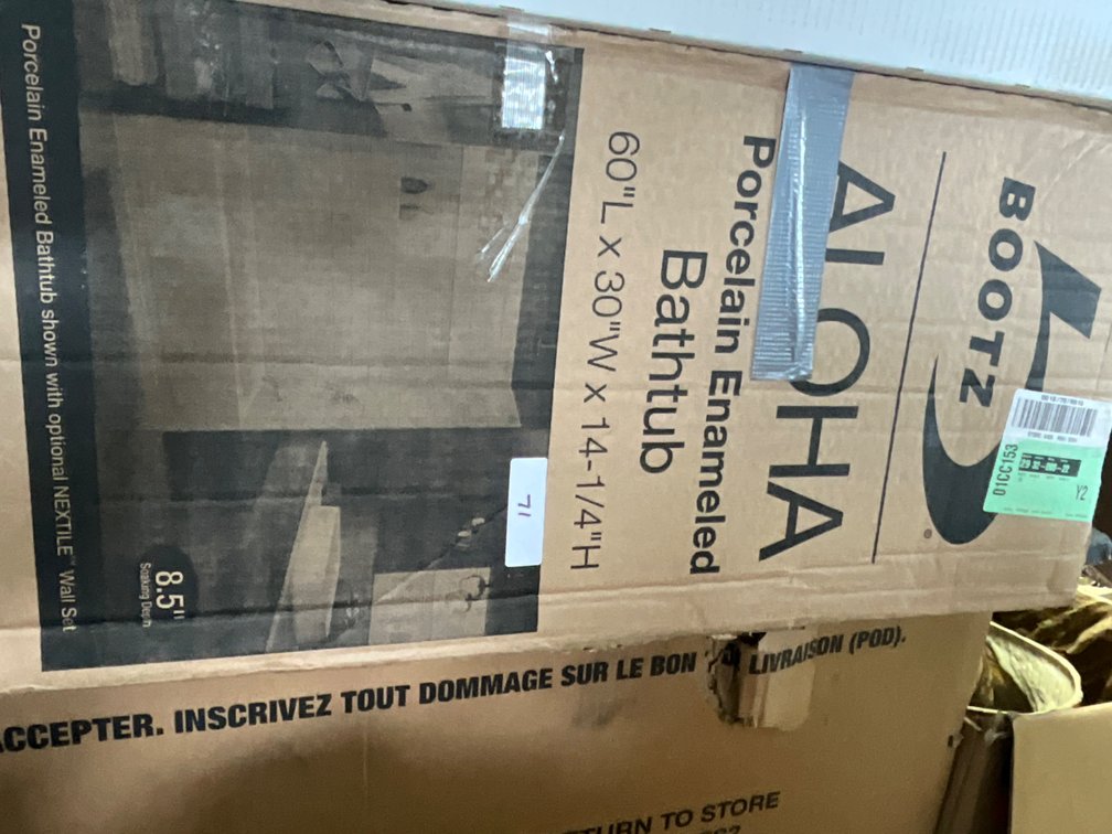 Aloha Procelain Bathtub