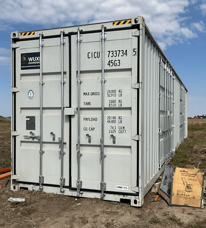 One Trip 40' 3 Door High Cube Storage Container