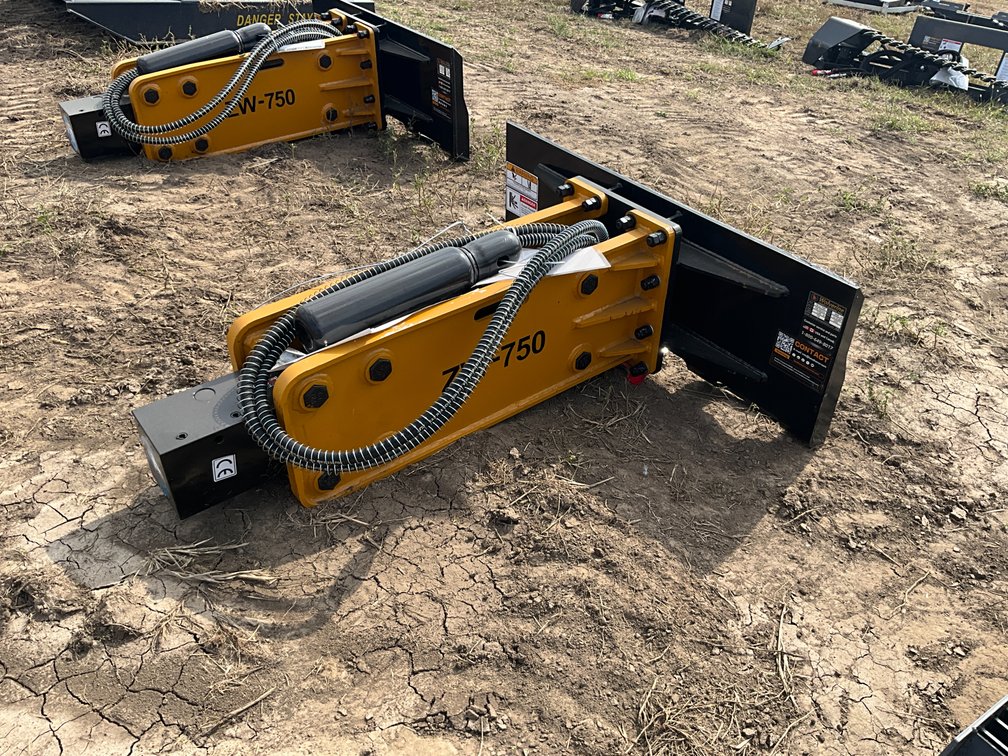 Unused 2025 Wolverine Skid Steer Concrete Breaker
