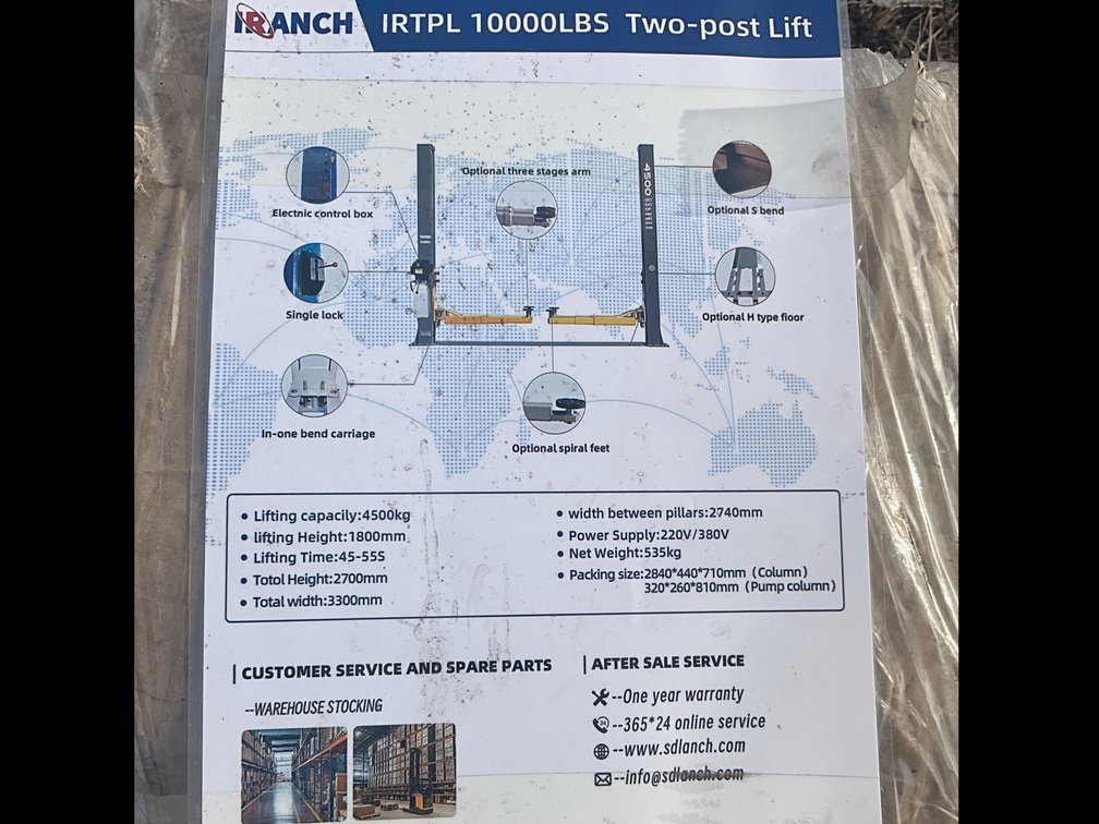 Unused 2025 SDLANCH 10,000 lb 2 Post Car Lift