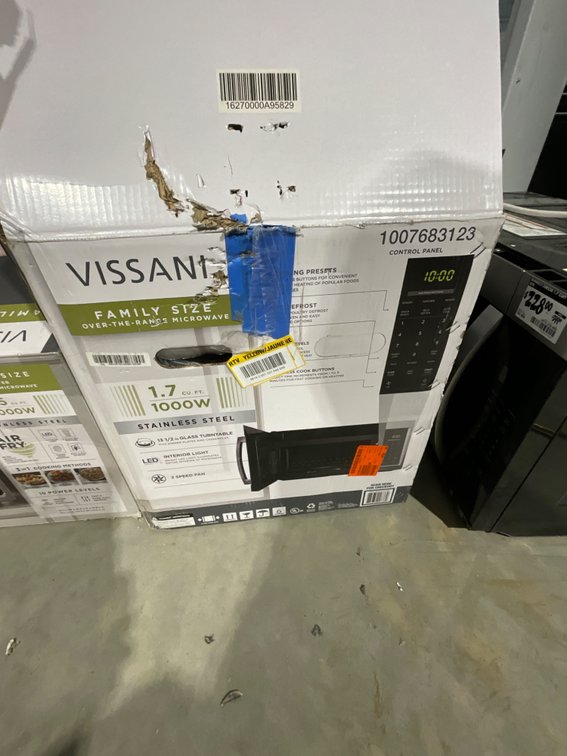 Vissani Family Size Over the Range Microwave Oven