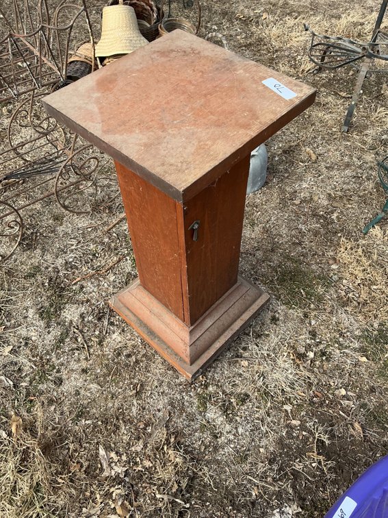 Wooden Pedestal