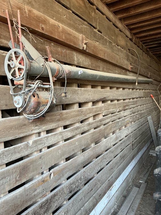 Grain Auger with Electric Motor