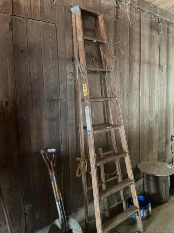 Holland 8' Wooden Folding Ladder