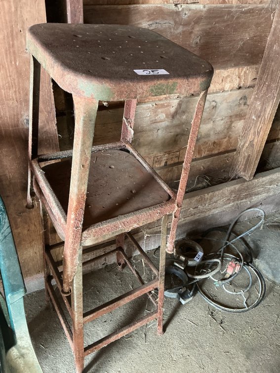 2 - Metal Stools
