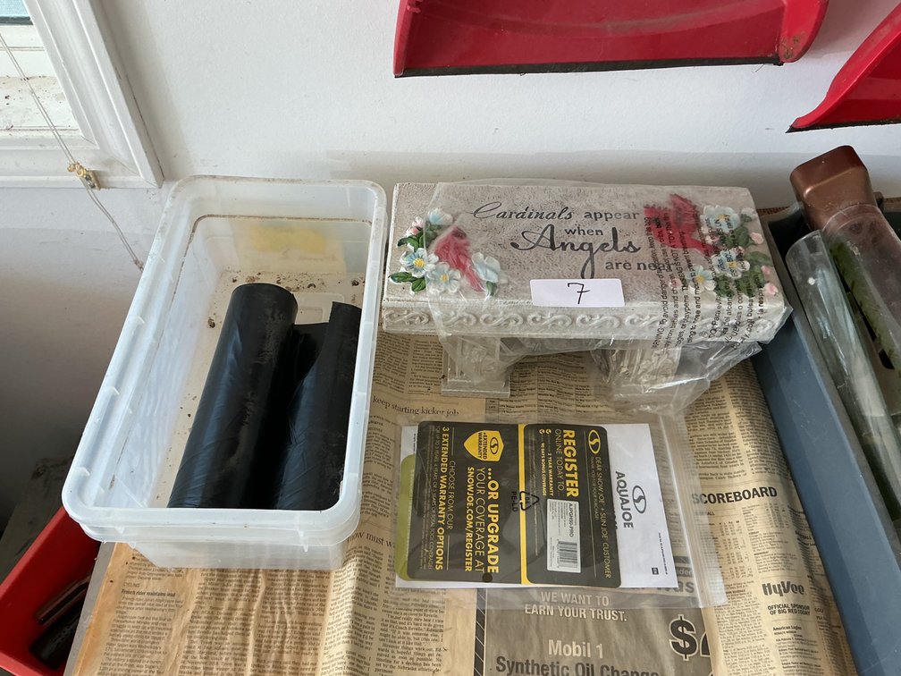 Contents on Table