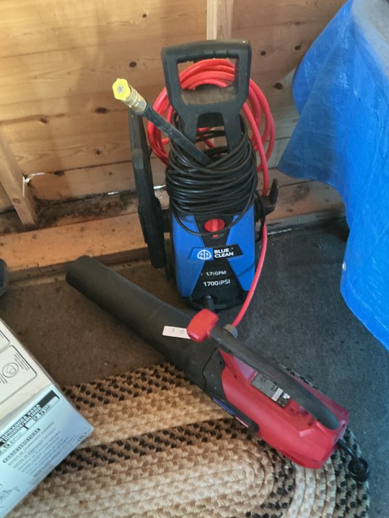 Power Washer, Leaf Blower
