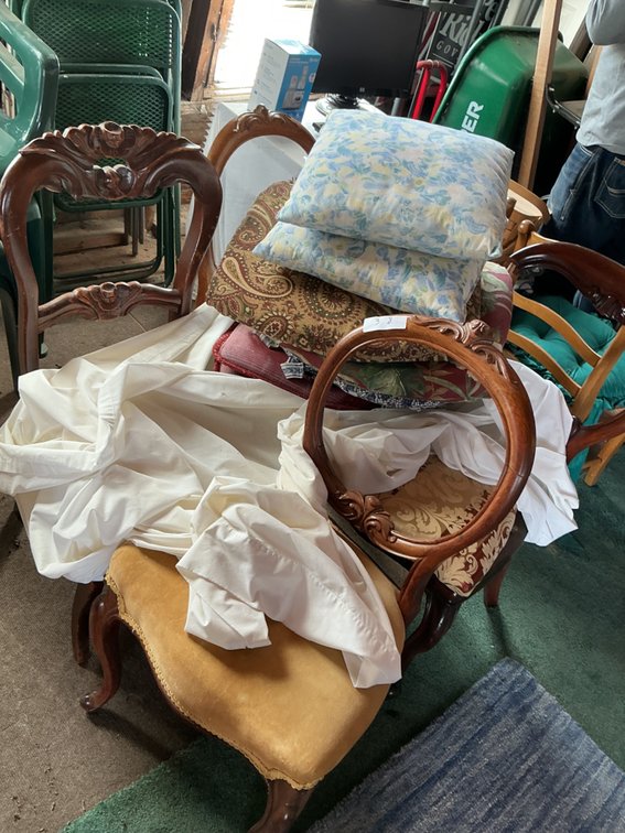 Chairs and cushions