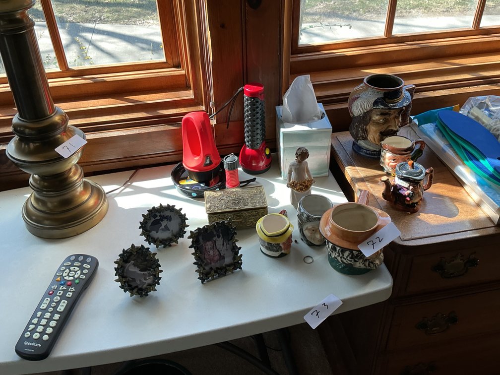 Contents of table