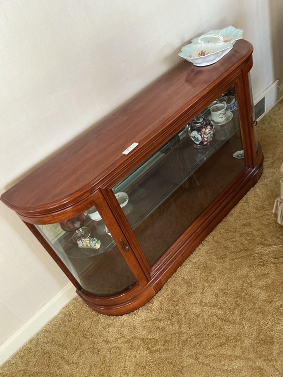 China cabinet w/ contents