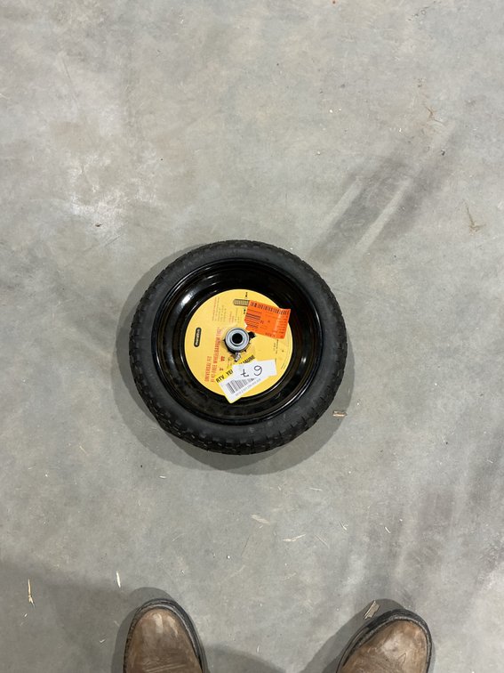 Marathon Universal Fit Flat-Free Wheelbarrow Wheel and Tire
