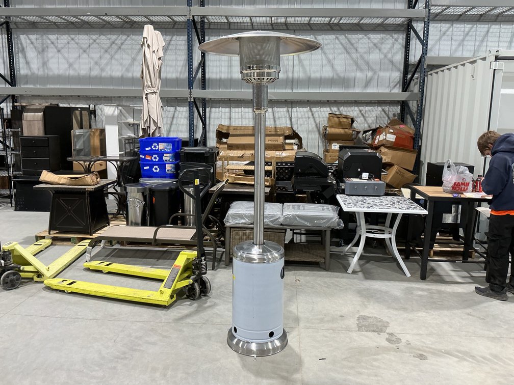 Hampton Bay Stainless Steel Standup Propane Heater