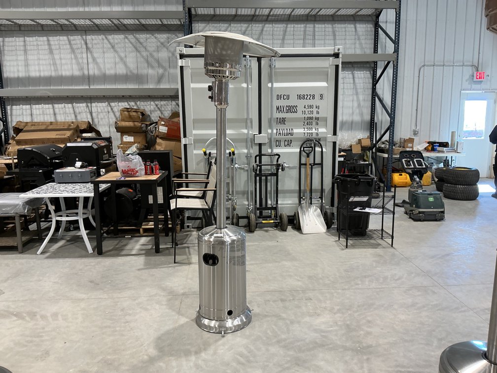 Hampton Bay Stainless Steel Standup Propane Heater