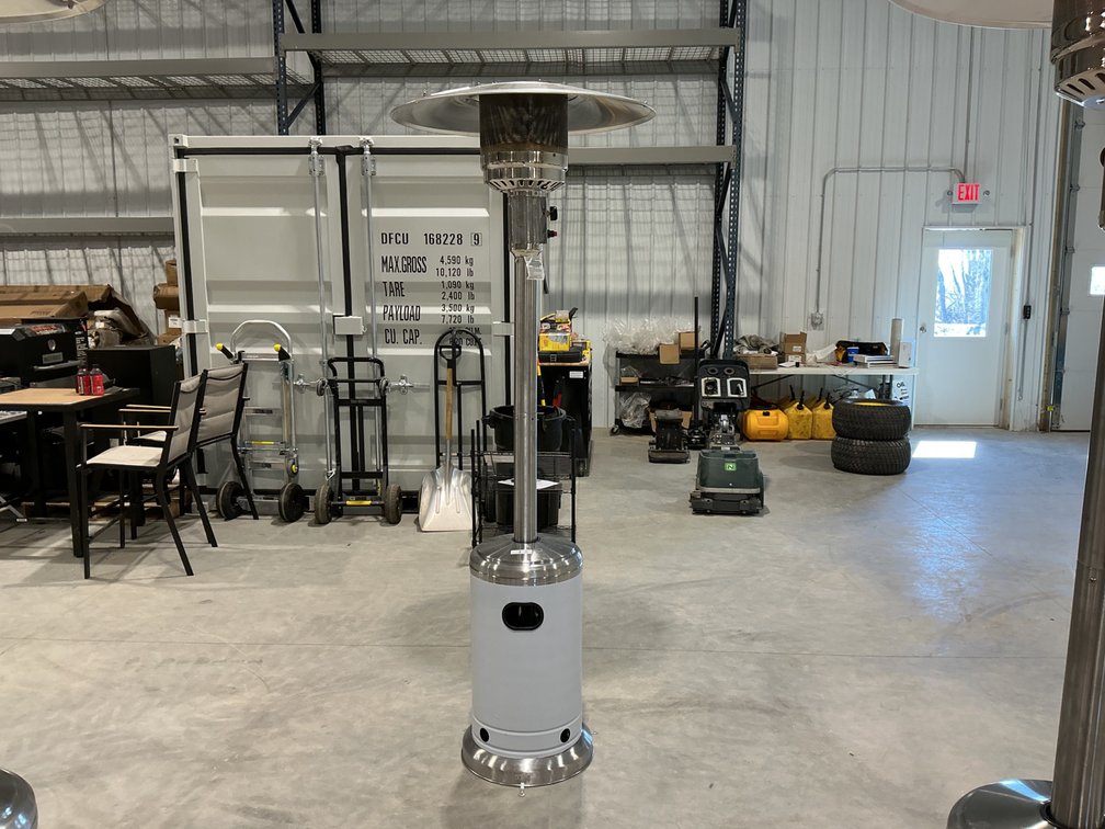Hampton Bay Stainless Steel Standup Propane Heater