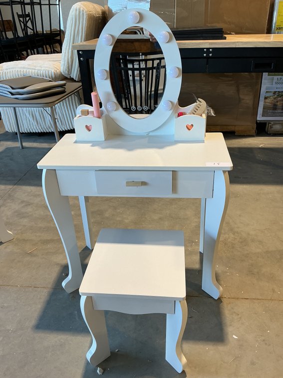 Kids Vanity with Bench