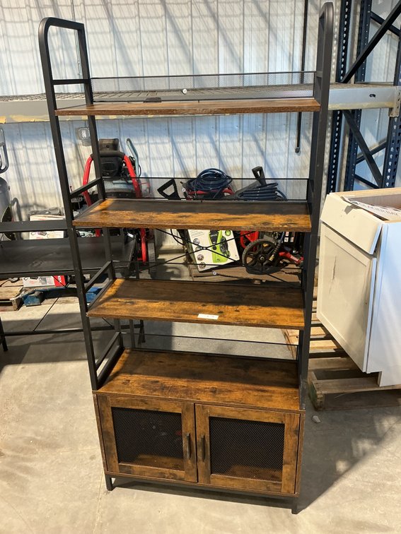 4 Shelf/2 Door Storage Cabinet