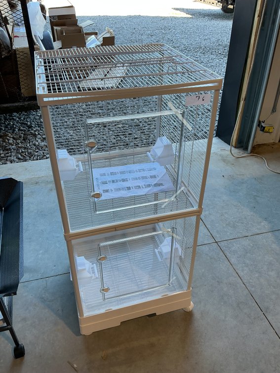 Birdcage with Wheels