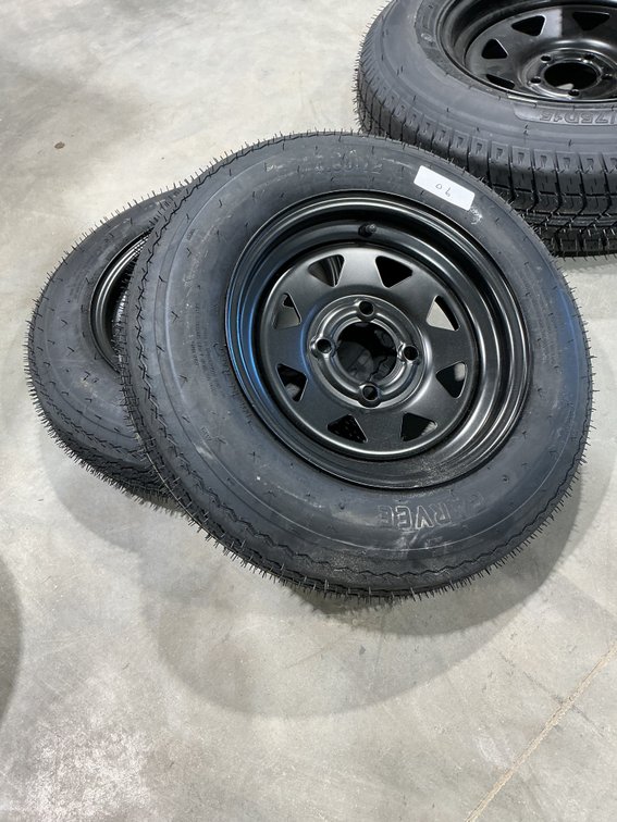4 Lug Trailer Wheels with 4.80-12 Tires