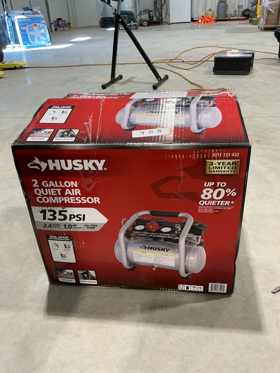 Husky 2gal Quiet Air Compressor