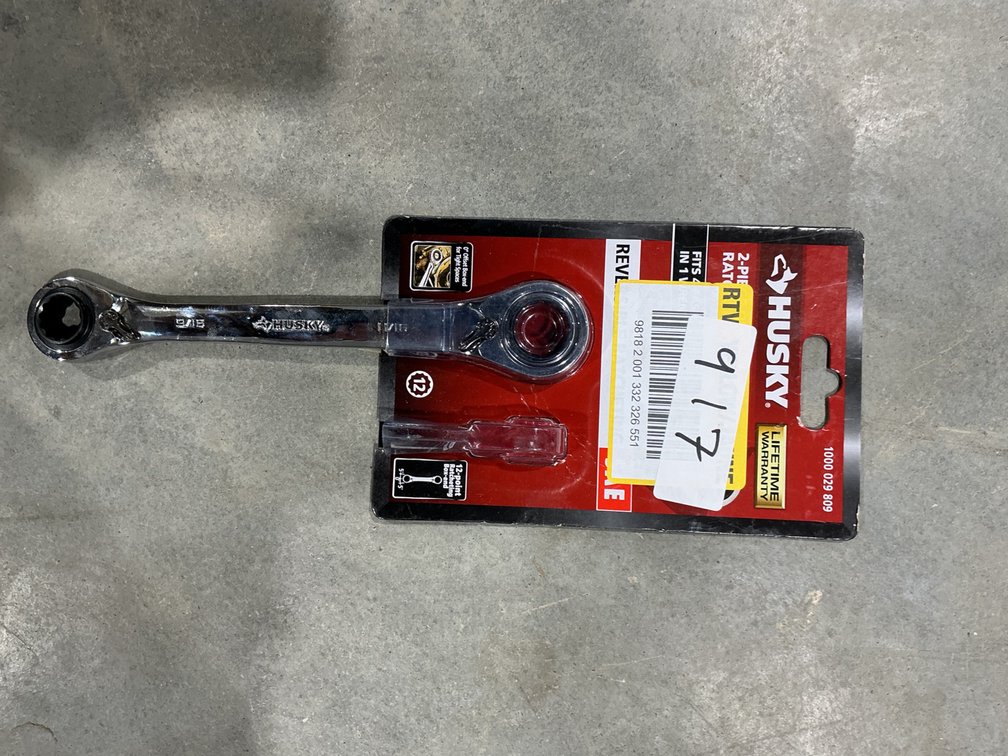 Husky 2 Piece Quad Drive Ratcheting Set