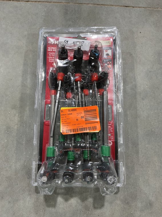 Husky 14 pc T-handle Hex Wrench Set