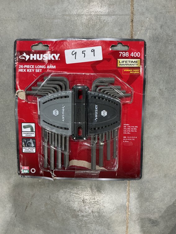 Husky 26pc Long Arm Hex Wrench Set