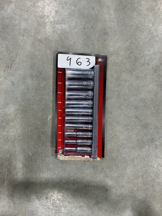 Husky 10pc 1/4" Metric Deep Socket Set