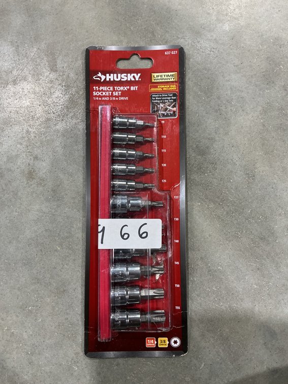 Husky 11pc Standard Trox Bit Socket Set