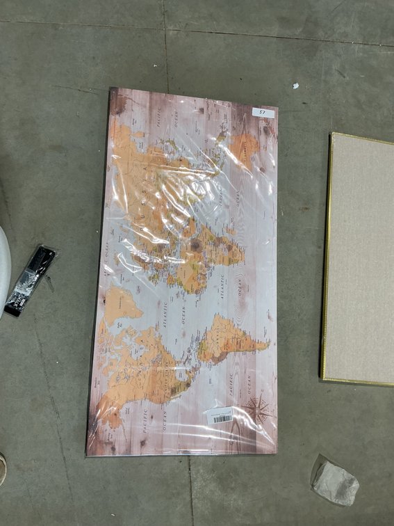 World Map Painting