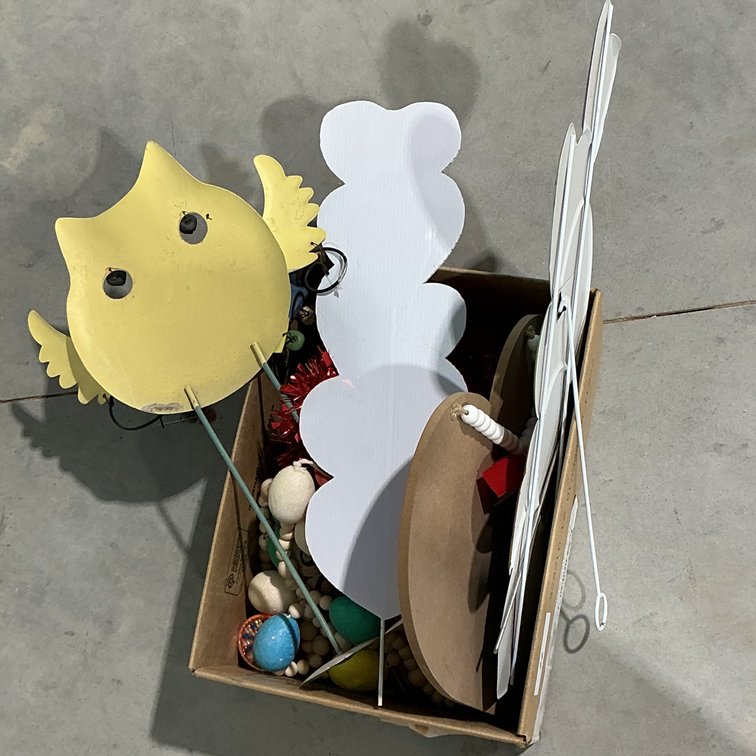 Box of Misc. Holiday Decor
