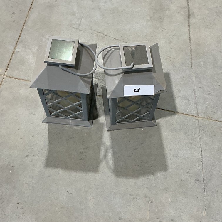 2 Fake Candle Lanterns
