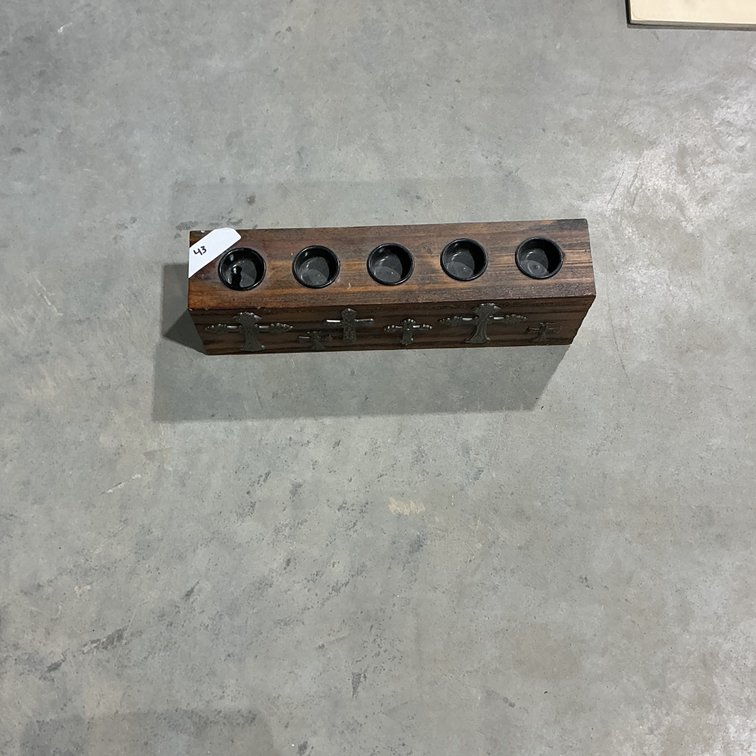 Wooden Candle Holder