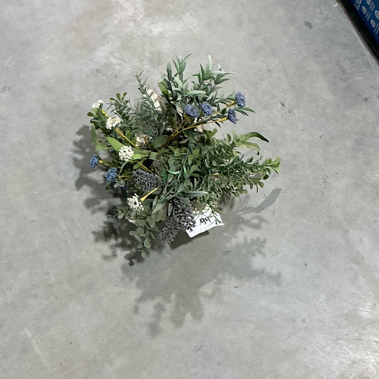 Bird Flower Pot w/ Flowers