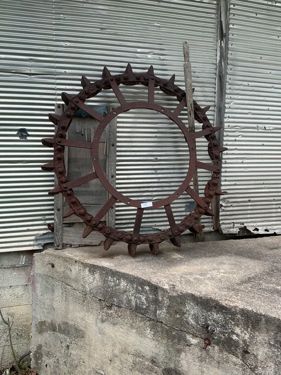 Vintage Tractor Wheel