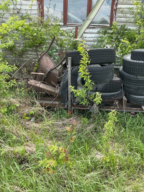 Scrap and Tire Pile