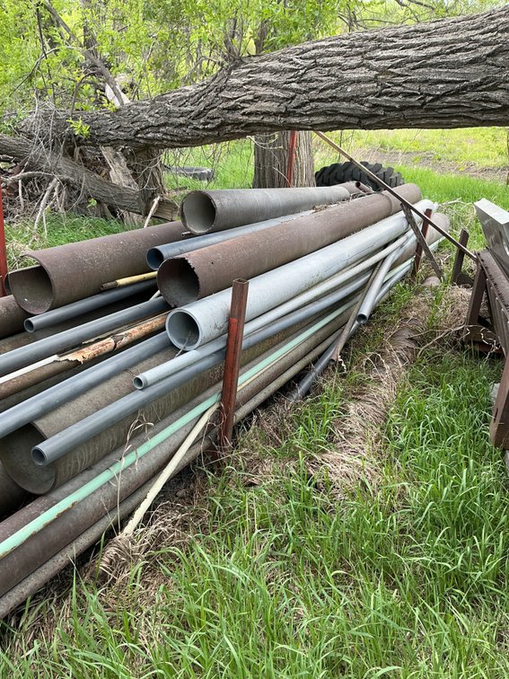 Pile of Pipe and Scrap Metal