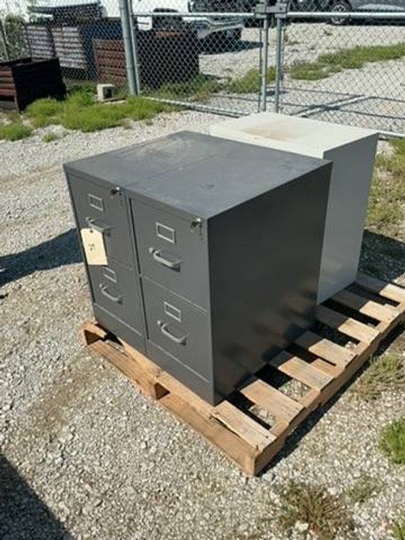 3 Two-Drawer Filing Cabinets