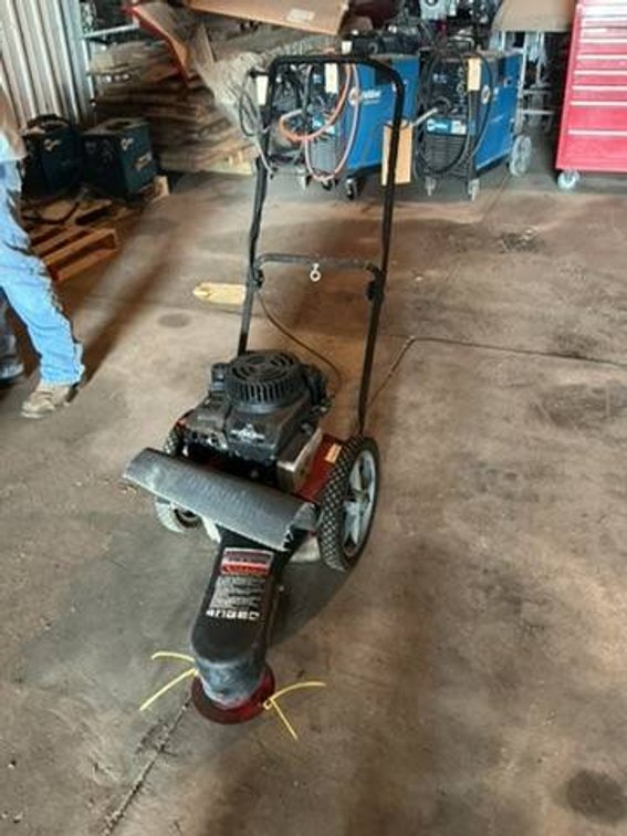 Swisher Front Mount Walk Behind Weed Eater with 5 HP Briggs and Stratton Engine