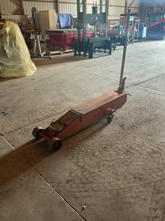 Large Orange Floor Jack