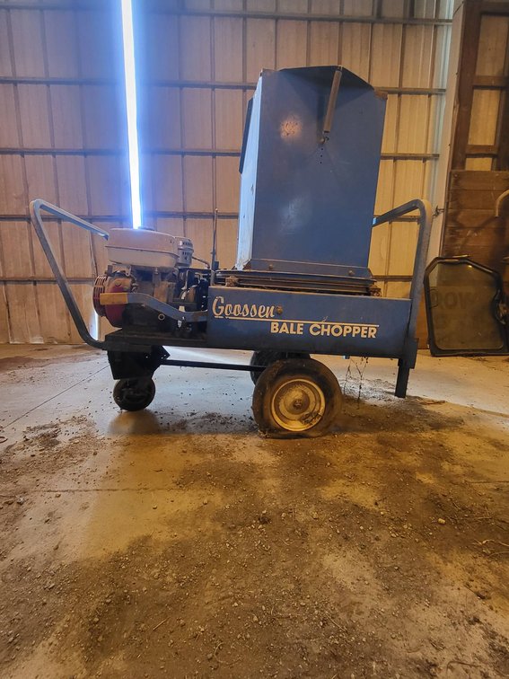 Goosen Industries Small Square Bale Chopper with Honda Gas Motor