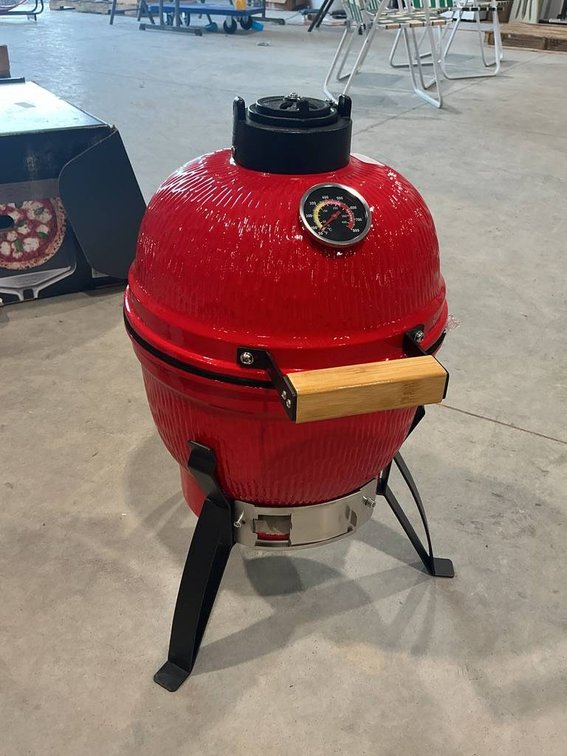 13-Inch Charcoal Grill with Built-In Thermometer
