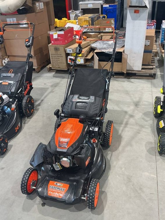 Yardmax Lawnmower 201cc, 22" with Rear-Wheel Drive