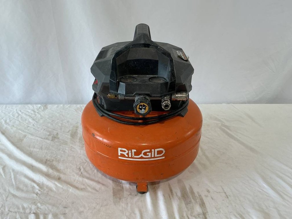 Rigid 6-Gallon Air Compressor, 150 Max PSI with 1.5 HP Motor
