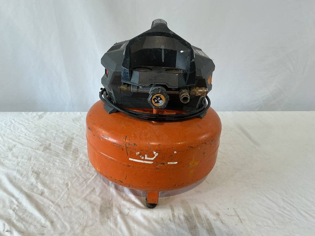Rigid 6-Gallon Air Compressor, 150 Max PSI, 1.5 HP Motor