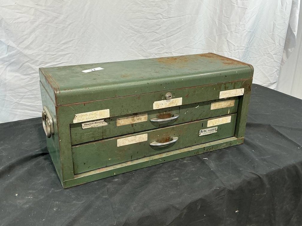 Green 2-Drawer Machinist Chest