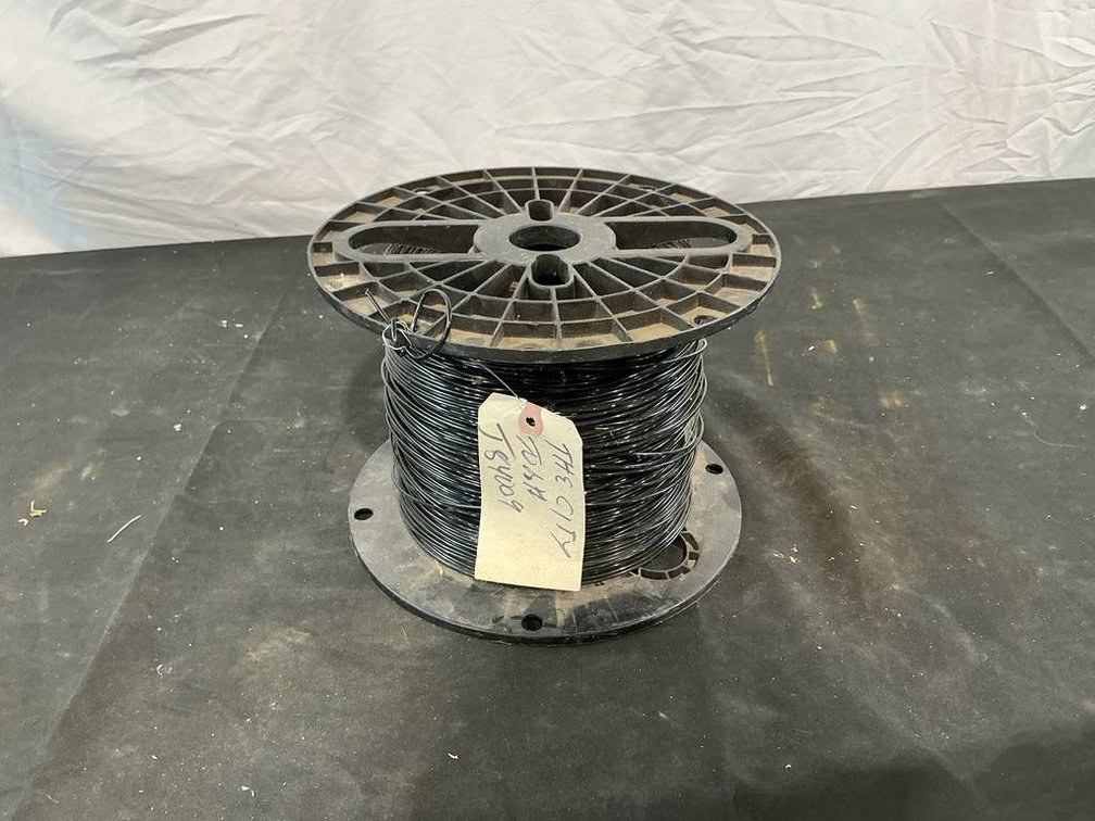 Spool of Black Landscaping Wire