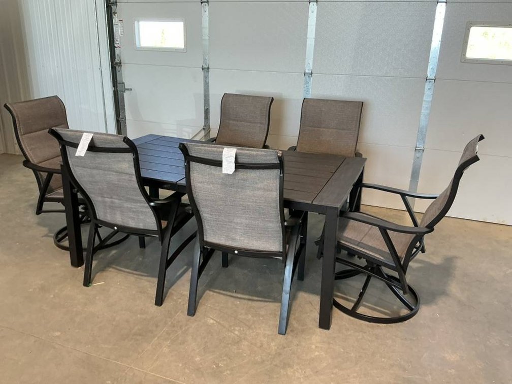 7-Piece Hampton Bay Patio Set with Table and Chairs
